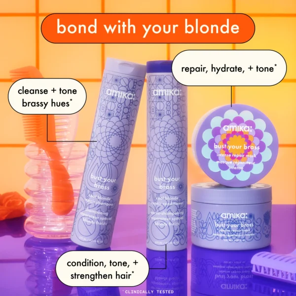 Bust your brass cool blonde repair conditioner | 275mL - Image 7