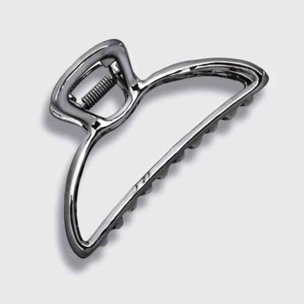 Open Shape Claw Clip Hematite - Image 4