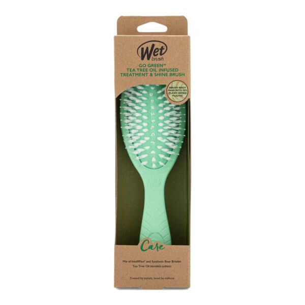 Go Green Tea Tree Oil Infused Treatment & Shine Brush - Image 4