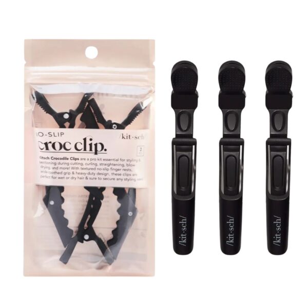 No Slip Crocodile Clip 3pc – Black